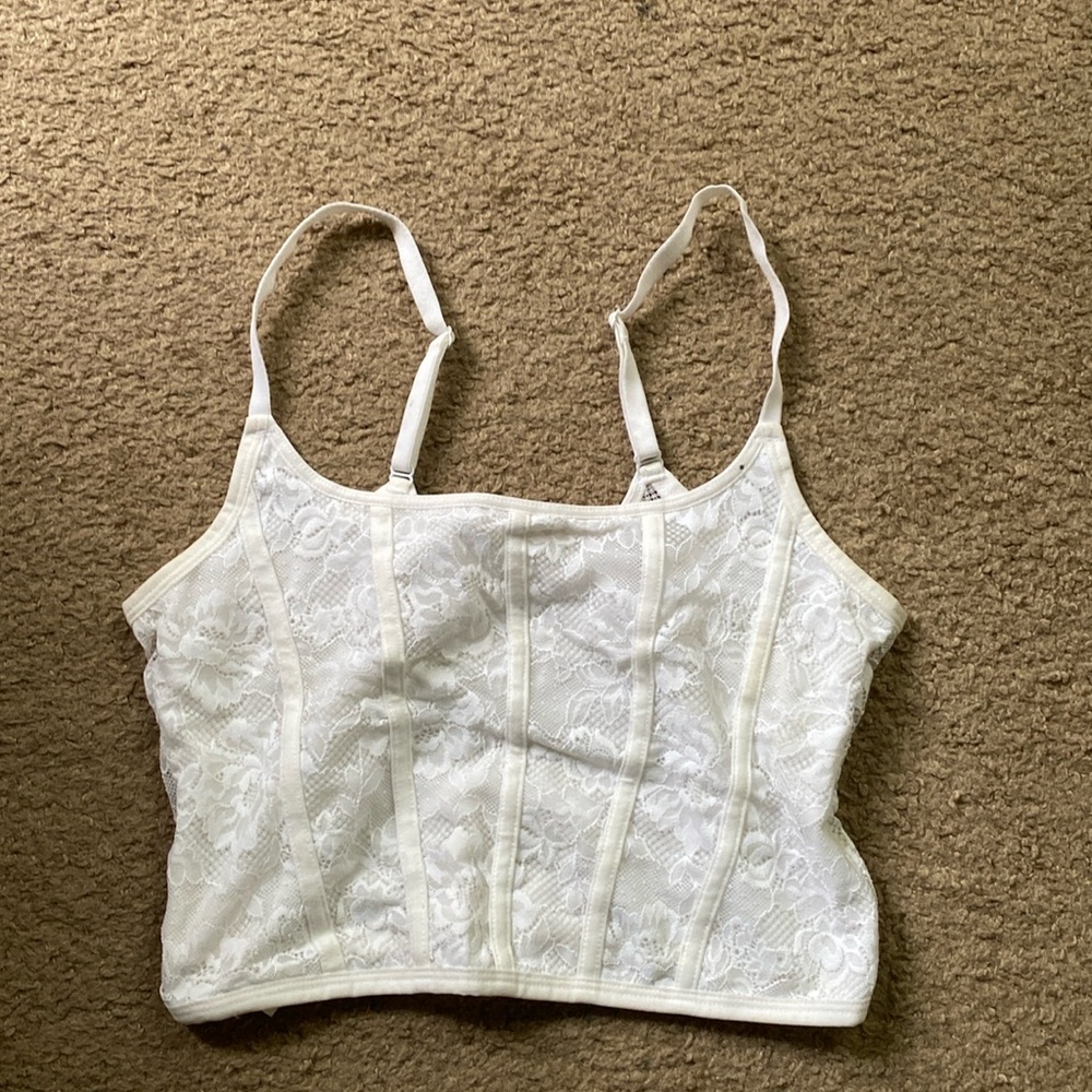 women’s corset like crop top